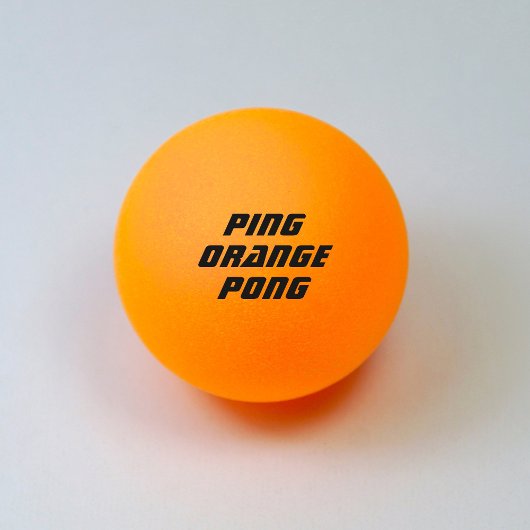 Ping Oranje Pong Pingpongbal