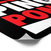 Ping Ping Pong Table Tennis Peace Love Ping Pong Poster (Hoek)