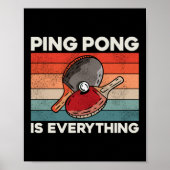 Ping Ping Pong Table Tennis Ping Pong Poster (Voorkant)