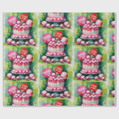 Ping Pong 50ste verjaardag Cadeaupapier (Vlak)