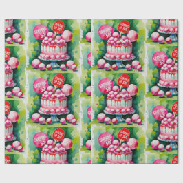 Ping Pong 50ste verjaardag Cadeaupapier