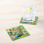 Ping Pong 50ste verjaardag Kartonnen Onderzetters (Insitu)