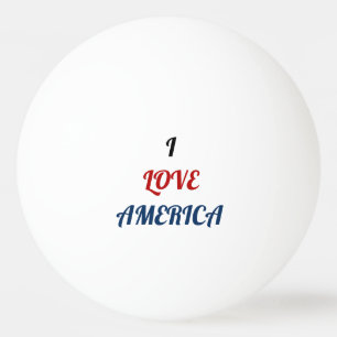 Ping Pong Bal - Ik hou van Amerika Pingpongbal
