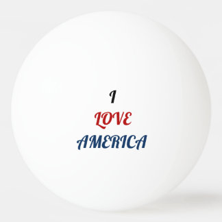 Ping Pong Bal - Ik hou van Amerika Pingpongbal
