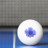 Ping pong bal met blauwe korenbloem pingpongbal (Net)