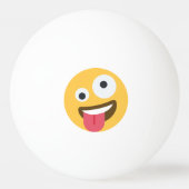 Ping Pong Bal met een grappig gezichtspunt. Pingpongbal (Achterkant)