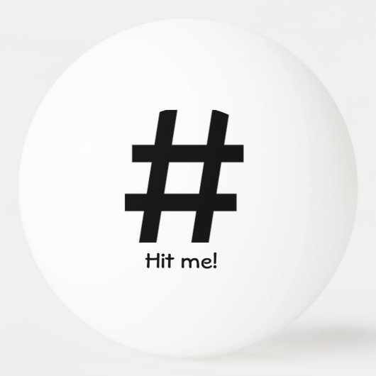 Ping pong bal pingpongbal (Voorkant)