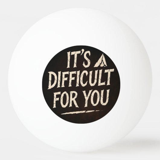 Ping Pong Ball (Voorkant)