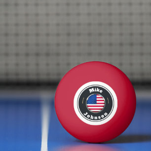 Ping Pong Ball - Aangepaste Amerikaanse vlag naam