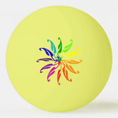 Ping Pong Ball - Color Wheel Leaves (Achterkant)