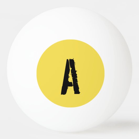 Ping Pong Ball CUSTOM ALPHABET (Achterkant)