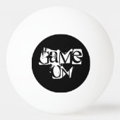 Ping Pong Ball-Game On Pingpongbal (Achterkant)