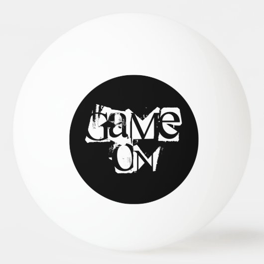 Ping Pong Ball-Game On Pingpongbal (Achterkant)