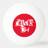 Ping Pong Ball-Game On Pingpongbal (Voorkant)