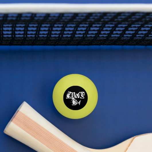 Ping Pong Ball-Game On Pingpongbal (Tafel)