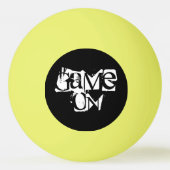 Ping Pong Ball-Game On Pingpongbal (Achterkant)