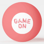 Ping Pong Ball-Game On Pingpongbal (Voorkant)