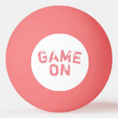 Ping Pong Ball-Game On Pingpongbal (Achterkant)