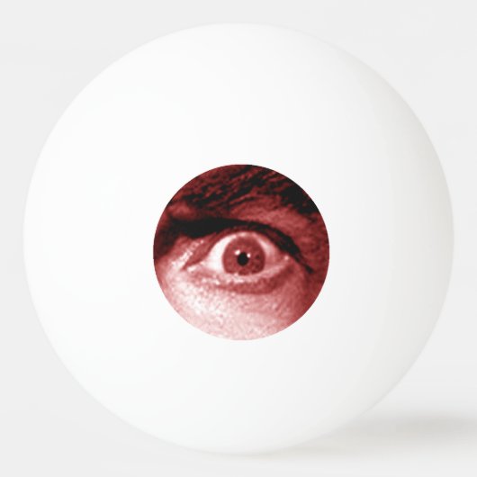 Ping Pong Ball - Novelty Eye Design. (Achterkant)