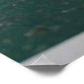 Ping Pong Ball on Green Table Court Poster (Hoek)