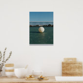 Ping Pong Ball on Green Table Court Poster (Keuken)