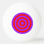 Ping Pong Ball - Paarse en rode binnencirkels (Voorkant)