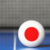 Ping Pong Ball - Plain Red Inner Cirkel (Net)