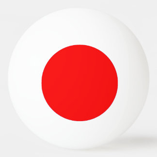 Ping Pong Ball - Plain Red Inner Cirkel