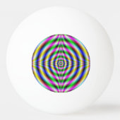 Ping Pong Ball Psychedelic Neon Eye (Achterkant)