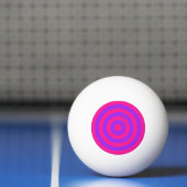 Ping Pong Ball - Roze en Paarse binnencirkels (Net)