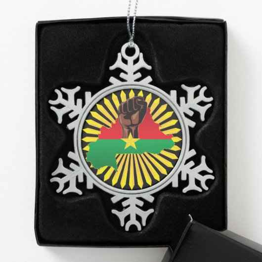 Ping Pong Ball Tin Sneeuwvlok Ornament (Kistje)