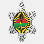 Ping Pong Ball Tin Sneeuwvlok Ornament (Rechts)