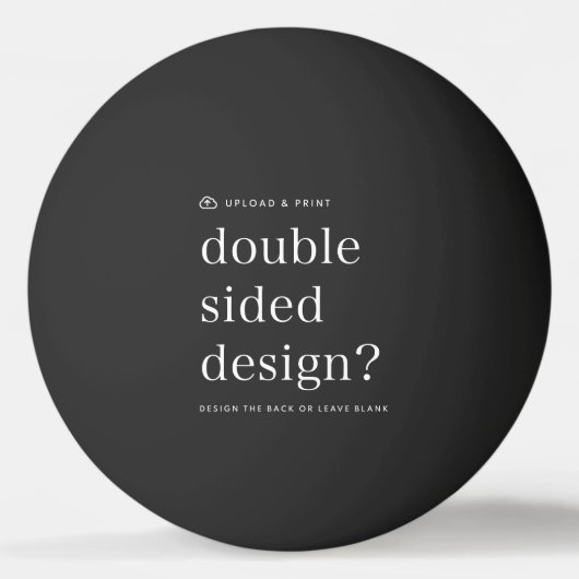 Ping Pong Ball Uw Ontwerp Upload (Achterkant)