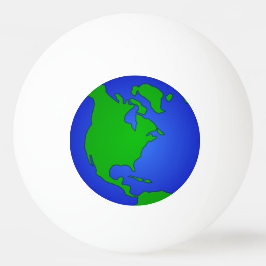 PING PONG BALL - WORLD WERELDBOL (Achterkant)