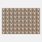 Ping pong ballen, cadeaupapier, inpakpapier vel (Voorkant 3)