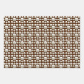 Ping pong ballen, cadeaupapier, inpakpapier vel (Voorkant)