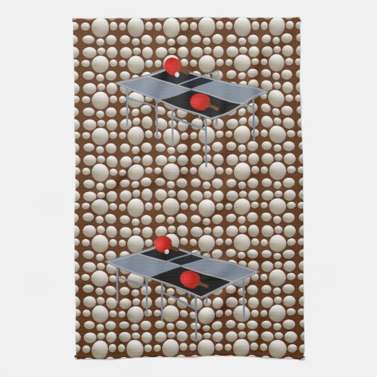 Ping Pong Balls, Dish Towel Theedoek (Verticaal)