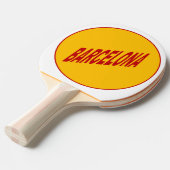 Ping Pong BARCELONA Tafeltennisbatje (Voorkant Gekanteld)