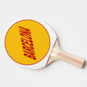 Ping Pong BARCELONA Tafeltennisbatje (Zijkant)