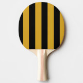 Ping Pong Bat/Paddle - Black en Golden Rod Tafeltennisbatje (Voorkant)