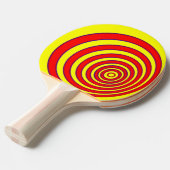 Ping Pong Bat/Paddle - Offset Circles Tafeltennisbatje (Voorkant Gekanteld)
