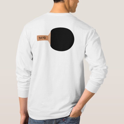 Ping Pong Bat T-shirt (Achterkant)