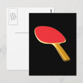 ping pong batje briefkaart (Voorkant / Achterkant)