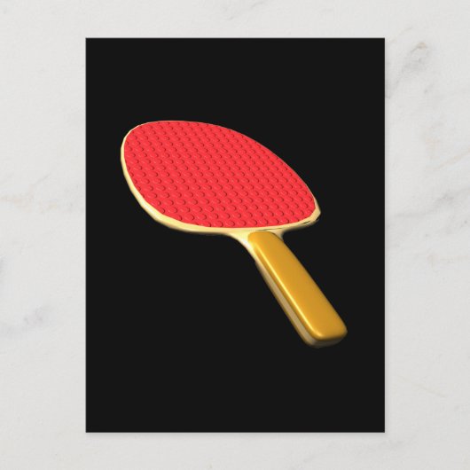 ping pong batje briefkaart (Voorkant)