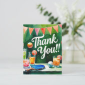 Ping Pong Bedankkaart (Staand voorkant)