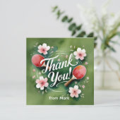 Ping Pong Bedankkaart (Staand voorkant)