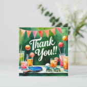 Ping Pong Bedankkaart (Staand voorkant)