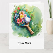 Ping Pong Bedankkaart (Voorkant)