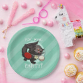 Ping Pong Binturong Tafeltennisspeler Bearcat Papieren Bordje (Feest)