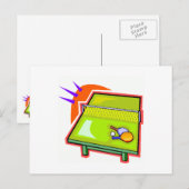 Ping Pong Briefkaart (Voorkant / Achterkant)